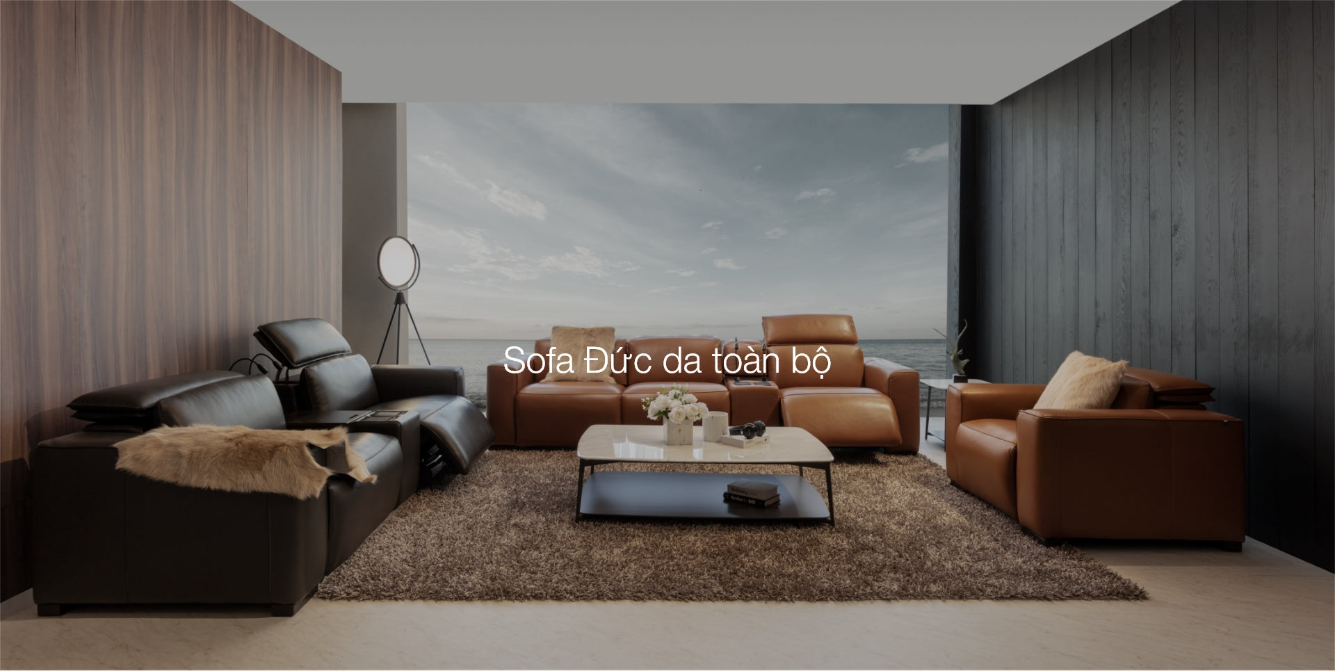 Sofa Đức Da Toàn Bộ