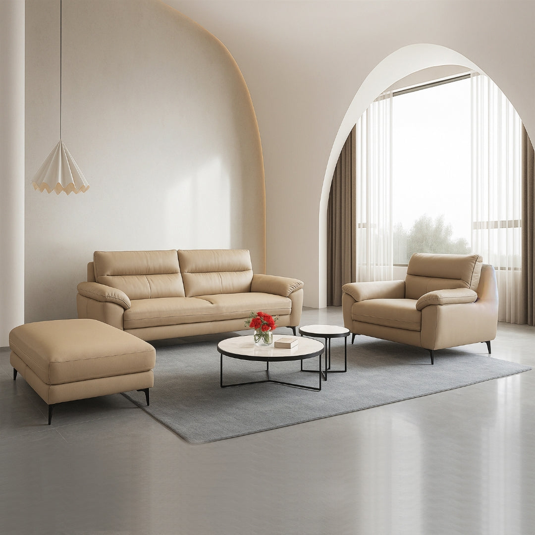 Bộ Sofa 3 chỗ - 1 chỗ - Đôn Kaius