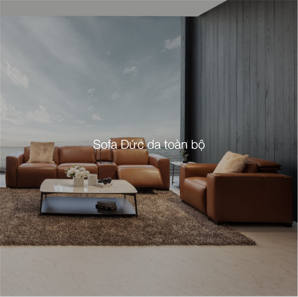 Sofa Đức Da Toàn Bộ