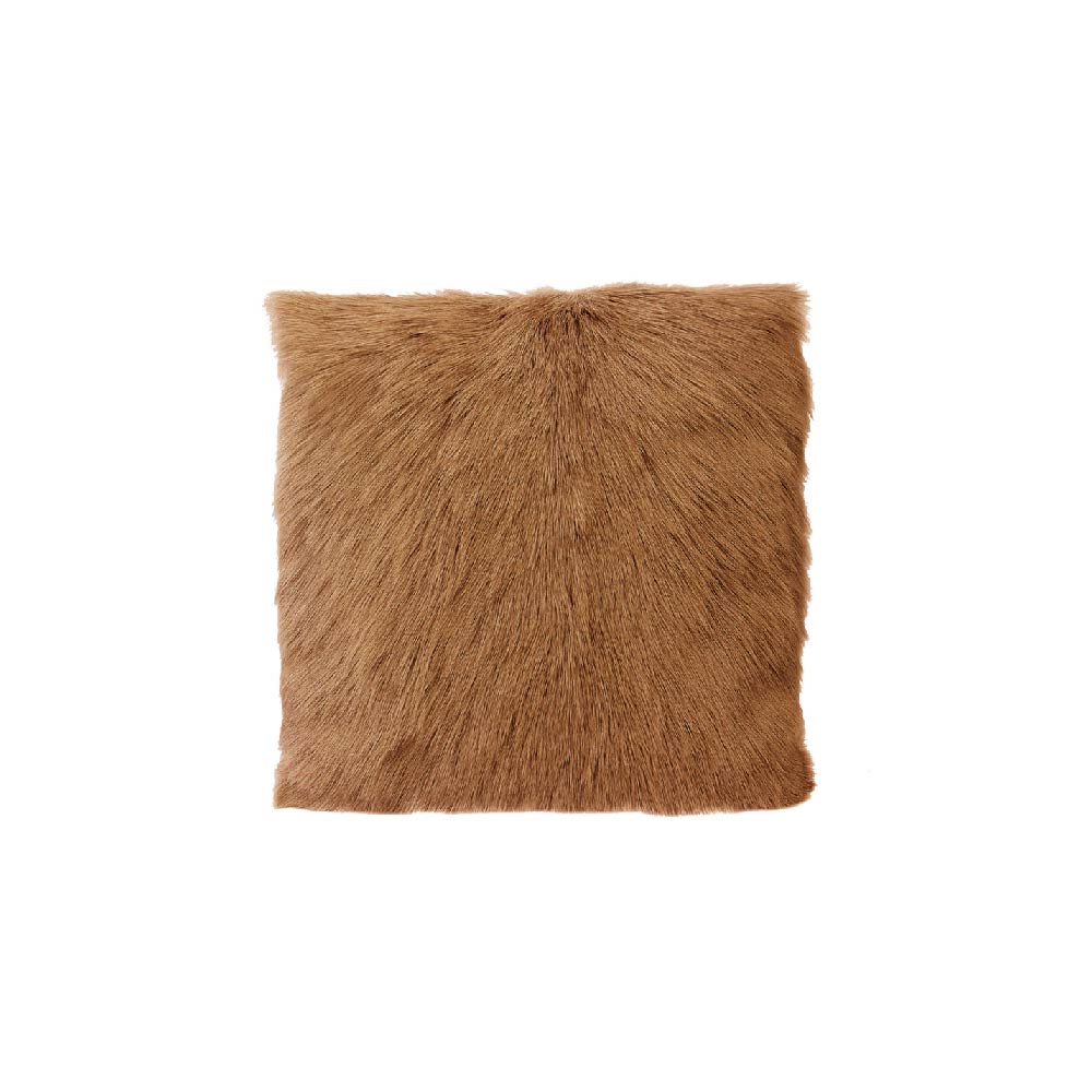 GỐI TRANG TRÍ GOAT FUR - CHESTNUT