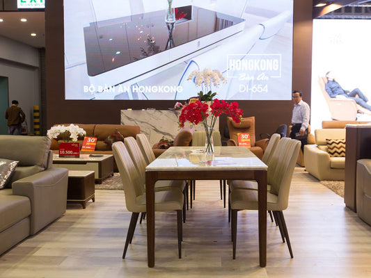 Các mẫu bàn ghế ăn đẹp giúp nâng tầm căn bếp “sang chảnh” hết nấc