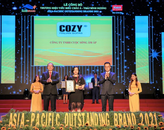 COZY vinh dự nhận giải "Top 10 thương hiệu tiêu biểu Châu Á - Thái Bình Dương" năm 2021