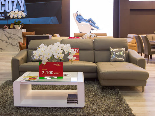 Làm sao để bài trí sofa da góc giá rẻ mà vẫn sang trọng hết nấc?