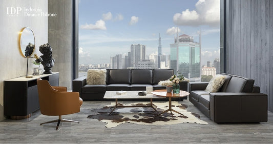 Mẫu sofa da cao cấp nhập khẩu Italy "có một không hai" ở COZY