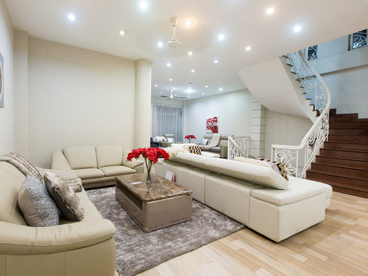 Ý tưởng thiết kế ô thoáng cầu thang sao cho hợp lý