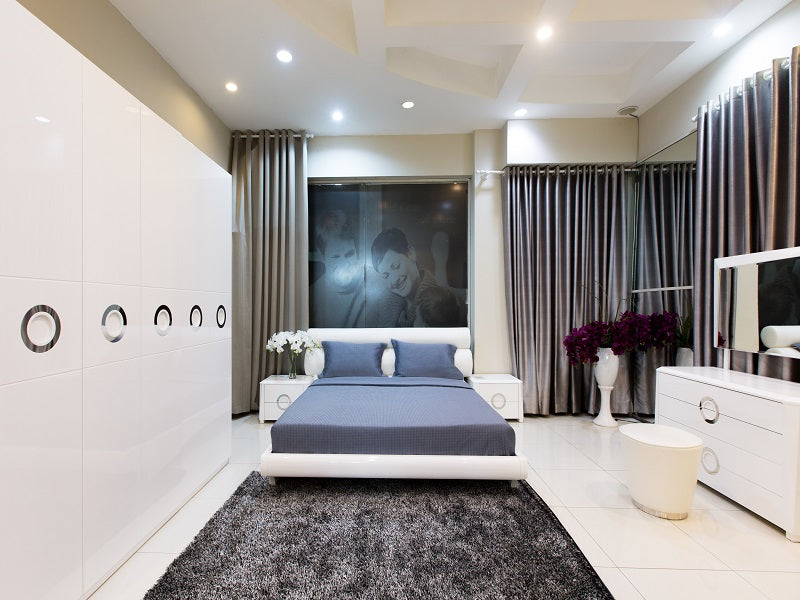 Giường ngủ màu trắng – cho bạn thỏa sức sáng tạo không gian phòng ngủ