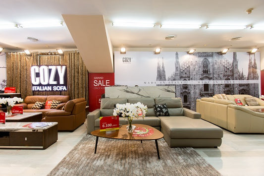 Hô biến phòng khách nhỏ thoải mái hơn với sofa chữ L