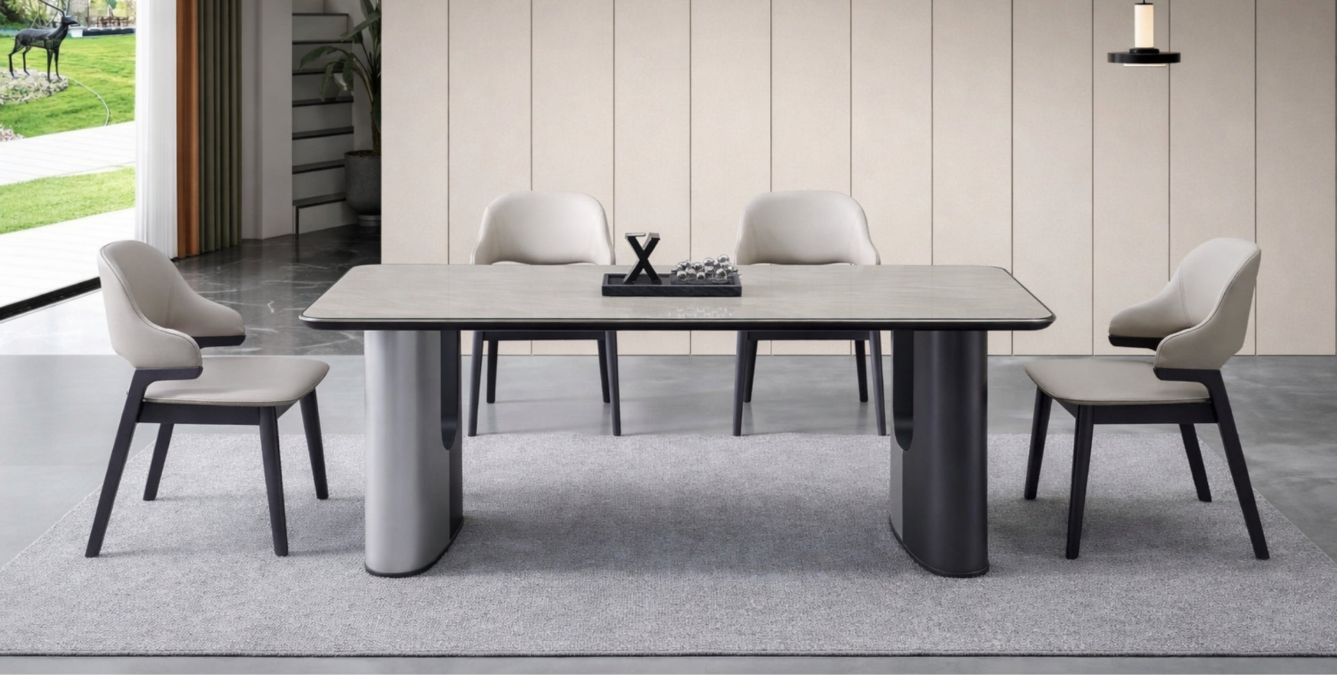 Bàn Ăn Nhập Khẩu Ebony