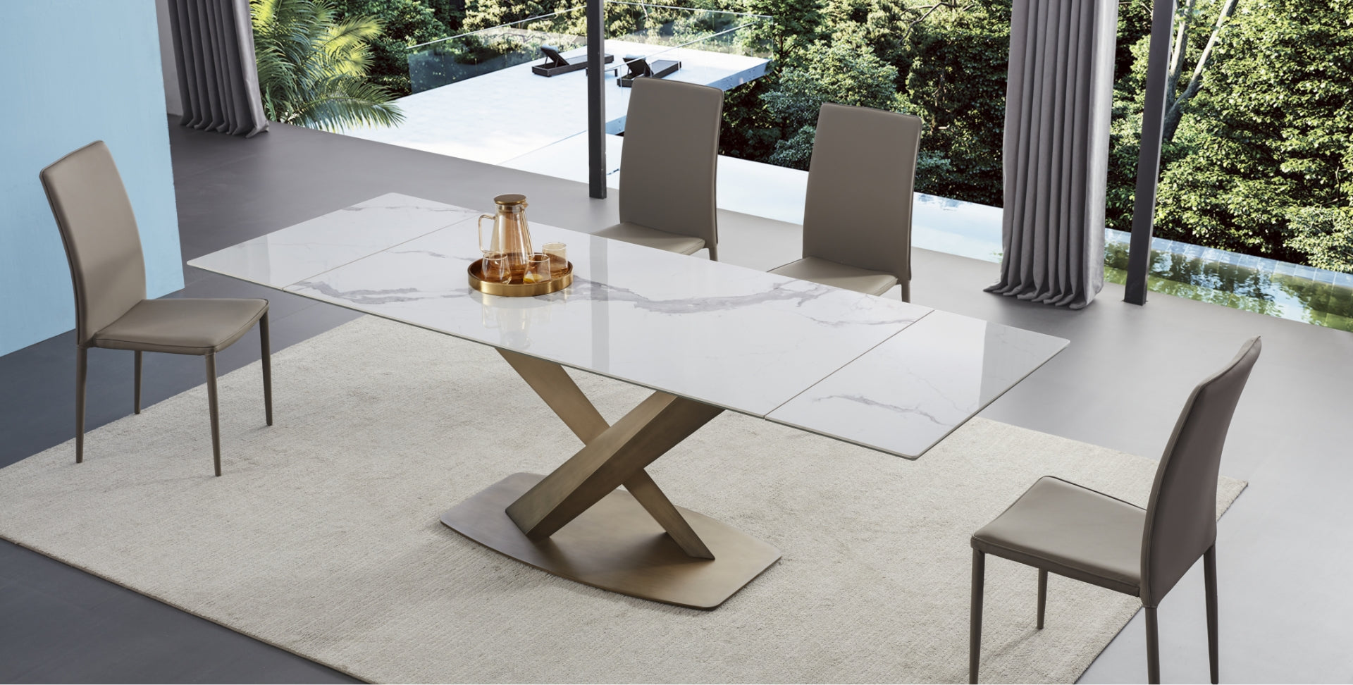 Bàn Ăn Nhập Khẩu Denvori