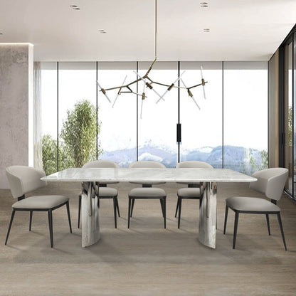 Bộ bàn ăn Ambrose + 8 ghế Viele