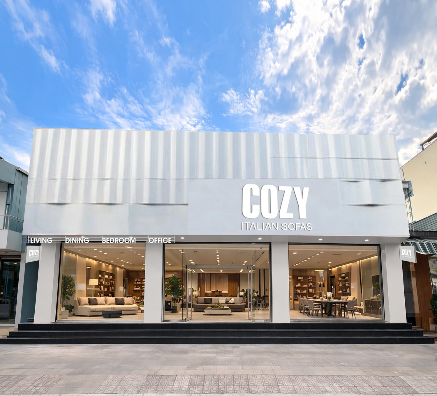 Showroom nội thất {{block.settings.address }} Cozy Living